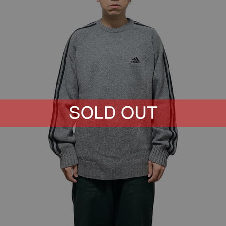 【USED】00'S ADIDAS KNIT SWEATER