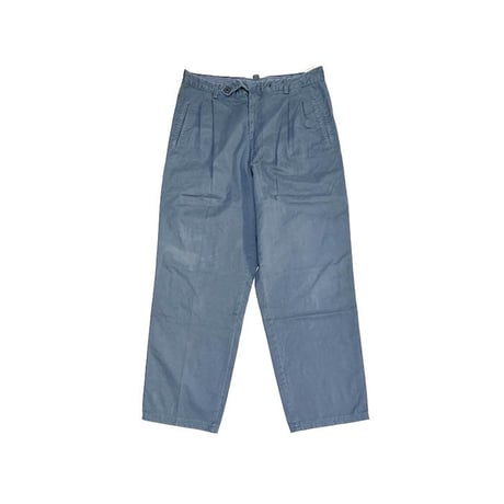 【USED】90'S ARMANI JEANS 2TAC PANTS BLUEGRAY