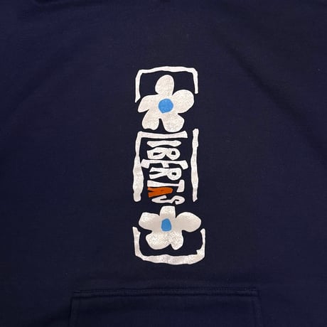 【USED】90's LIBERTAS “Freedom Flower” Graphic Hoodie