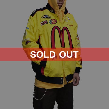 【DEAD STOCK】NASCAR RACING JACKET "MCDONALD'S"
