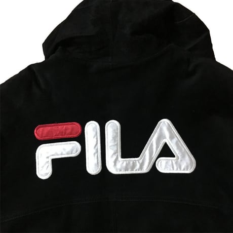 【USED】90'S FILA SUEDE×CORDUROY COAT