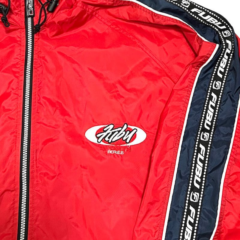 USED】90'S FUBU SPORTS POLY ZIP-UP JACKET | KON USED】90'S FUBU SPORTS POLY ZIP-UP JACKET | KON