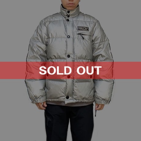 【USED】90'S-00'S DKNY ACTIVE TECH DOWN JACKET SILVER