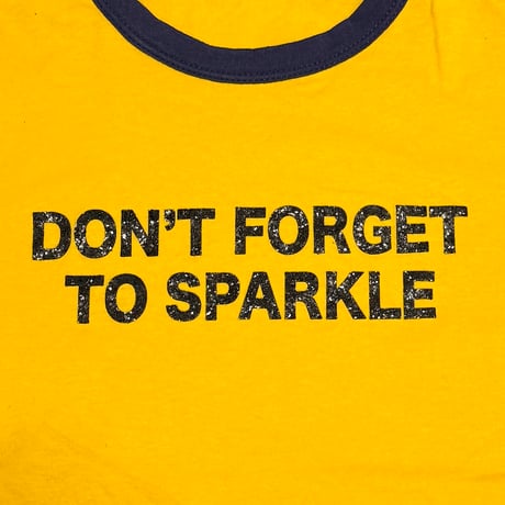 【USED】00's DON'T FORGET TO SPARKLE CHIBI T-SHIRT
