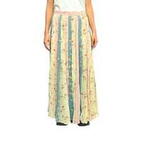 【USED】90's SANDY STARKMAN 3-COLORS FLOWER LONG SKIRT