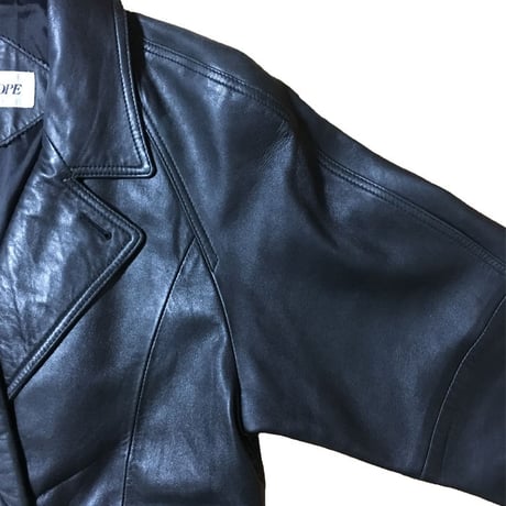 【USED】LAMB LEATHER COAT