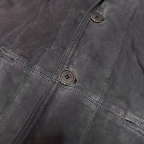 【USED】00's RUFFO SUEDE LEATHER TAILORED JACKET