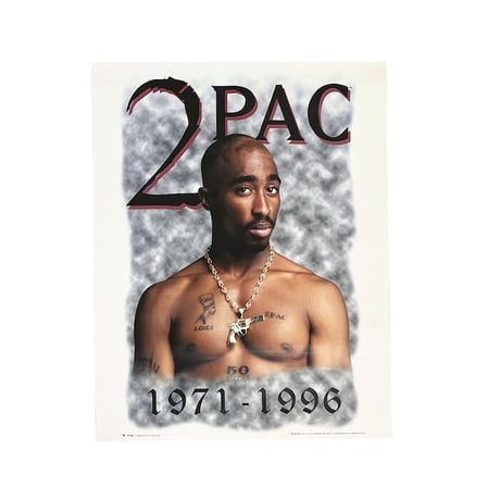 【USED】90'S 2PAC POSTER BY GB POSTERS UK