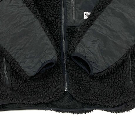 【USED】00'S FIRST DOWN SWITCHING HOODED FLEECE JACKET
