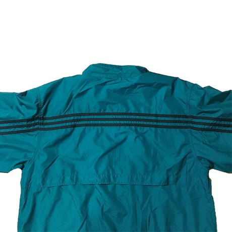 【USED】90'S ADIDAS NYLON JACKET GREEN