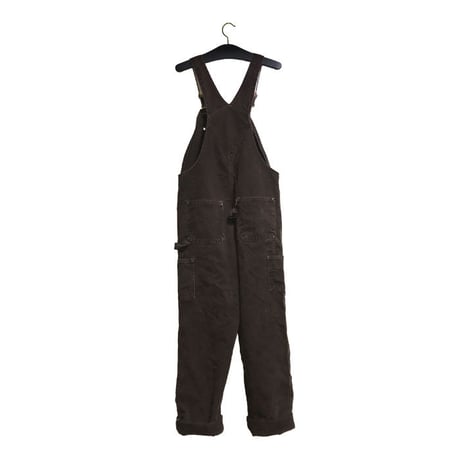 【USED】CARHARTT OVERALL BROWN