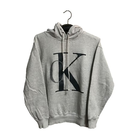 【USED】90'S CALVIN KLEIN JEANS CK LOGO HOODIE