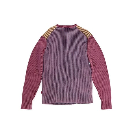 【USED】90'S-00'S LEVI'S OVER DYE RIB KNIT SWEATER
