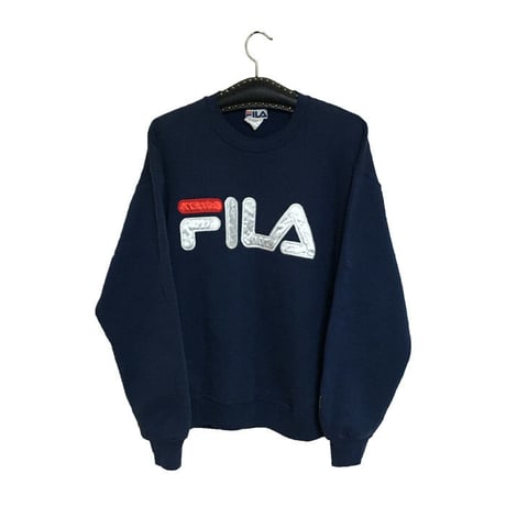 【USED】90'S FILA LOGO SWEATSHIRT