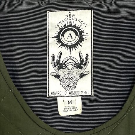 【USED】90'S ANARCHIC ADJUSTMENT QUILTING VEST