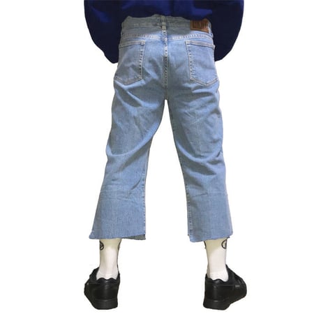 【USED】90'S DKNY JEANS CUTOFF DENIM PANTS