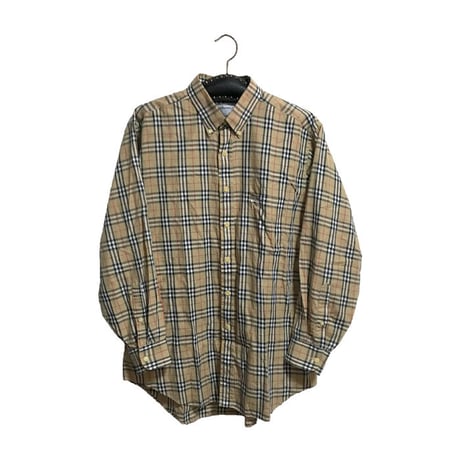 【USED】90'S BURBERRYS NOVA CHECK B.D SHIRT
