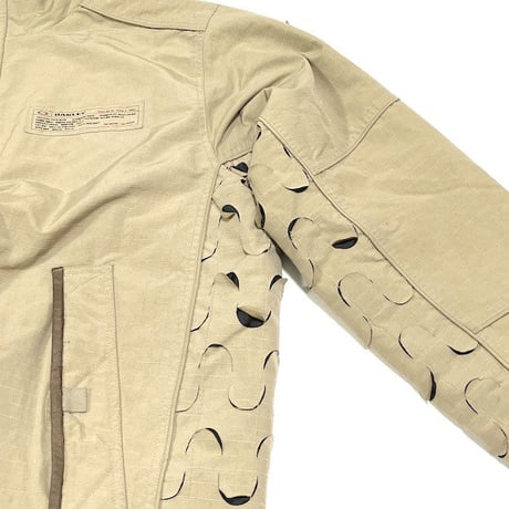 【USED】00'S OAKLEY TACTICAL FIELD GEAR BLADE CUT BOMBER JACKET