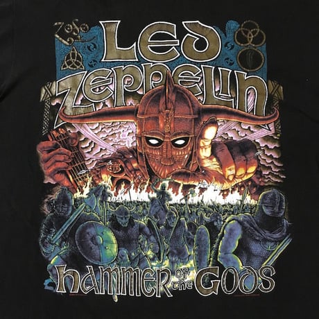 【USED】90'S LED ZEPPELIN "HAMMER OF THE GODS" T-SHIRT