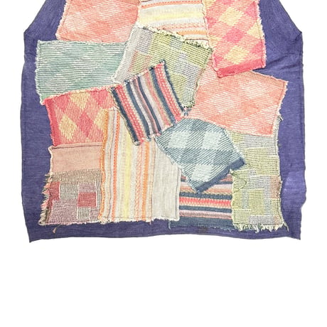 【USED】COMME des GARÇONS HOMME PLUS 2000ss Patchwork Knit Vest