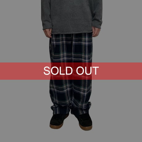 【USED】90's Polo by Ralph Lauren PLAID SLEEPING PANTS