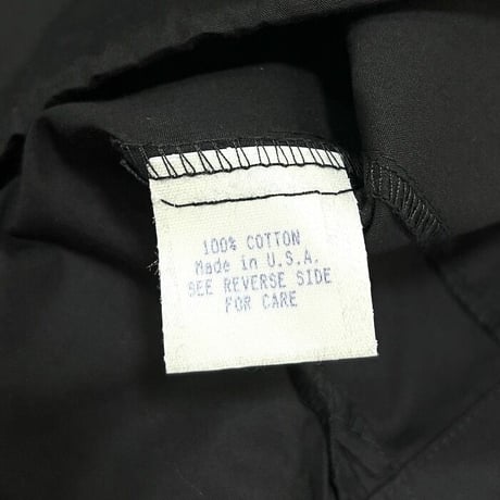 【DEAD STOCK】90'S-00'S XLARGE POCKET PULLOVER SHIRT BLACK