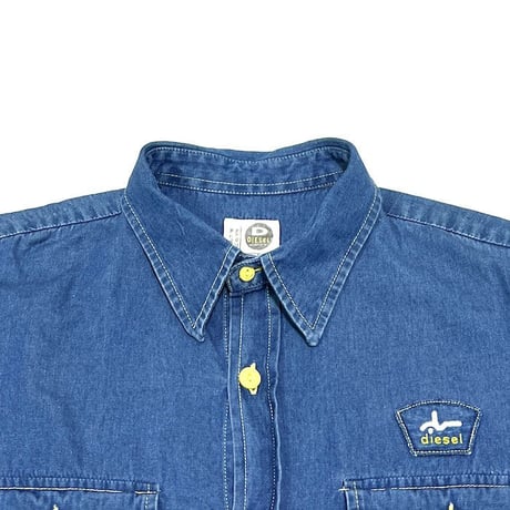 【USED】90'S OLD DIESEL CHAMBRAY SHIRT