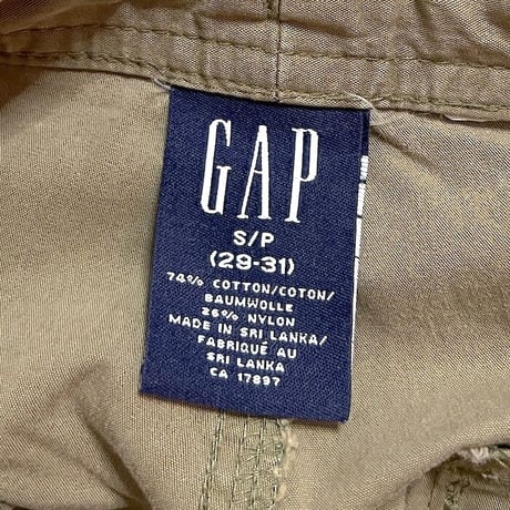 【USED】90'S-00'S OLD GAP COTTON NYLON GIMMICK SHORTS