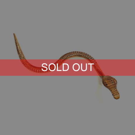 【USED】VINTAGE COBRA WOOD TOY
