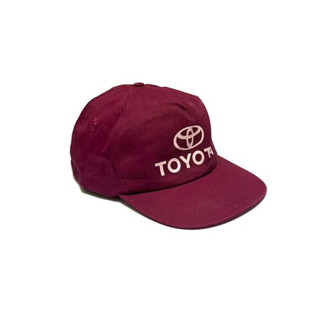 【USED】90's TOYOTA 6-PANEL CAP MADE IN USA