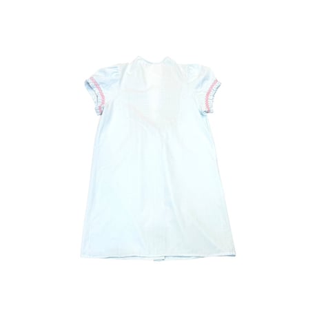 【USED】Vintage Embroidered Baby Blue Tunic