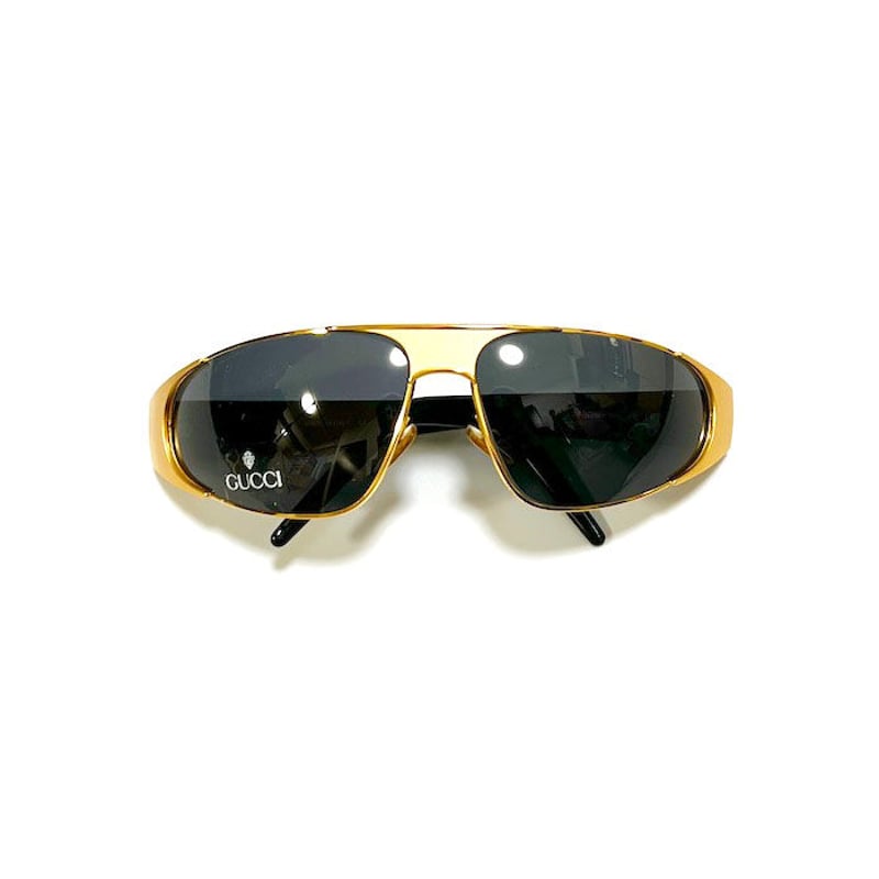 GUCCI グッチ リムレス サングラス sunglasses vintage グッチ GUCCI 紫グラス リムレス カラーレンズ トンボ