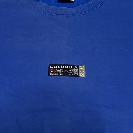 【USED】90's Columbia GRT ALPHA UNIT T-SHIRT