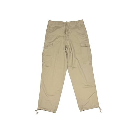 【USED】90's STUSSY CARGO PANTS BEIGE MADE IN USA