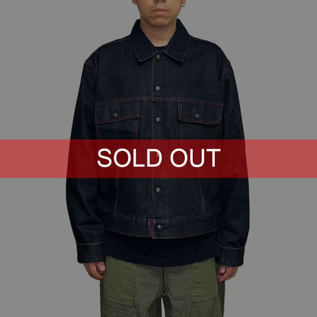 【USED】90's-00's & DOLCE & GABBANA DENIM JACKET BLACK