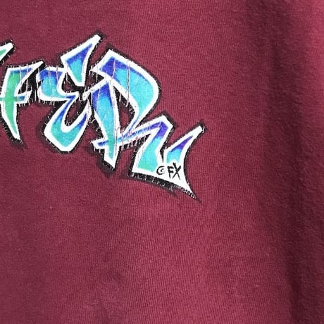 【USED】80'S THRASHER GRAFFITI LOGO T-SHIRT