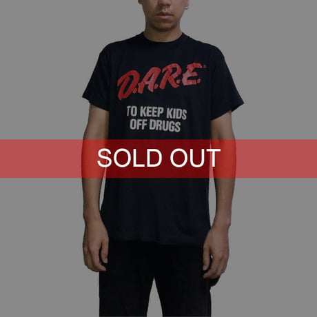 【USED】70'S-80'S D.A.R.E. T-SHIRT