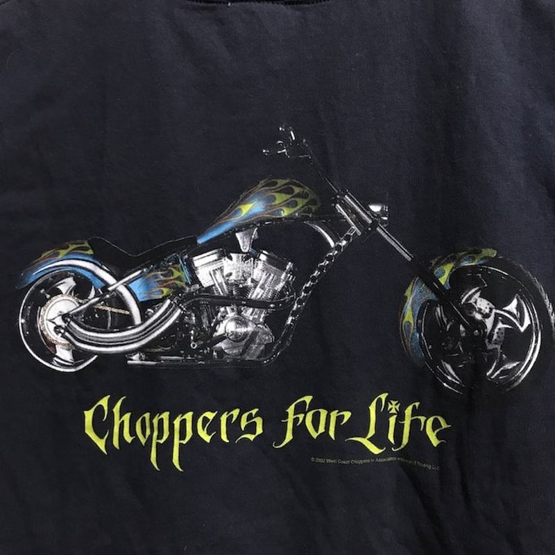 USED】00'S WEST COAST CHOPPERS T-SHIRT USED】00'S WEST COAST CHOPPERS T-SHIRT