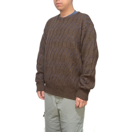 【USED】90'S GIORGIO ARMANI 3D KNIT SWEATER