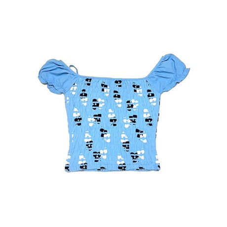 【USED】90'S MADE IN ITALY OF BENETTON TOP SKY BLUE