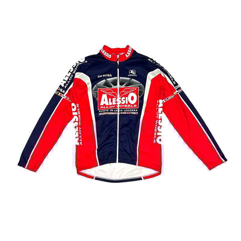 USED】00s GIORDANA × DE ROSA L/S CYCLING JERSEY
