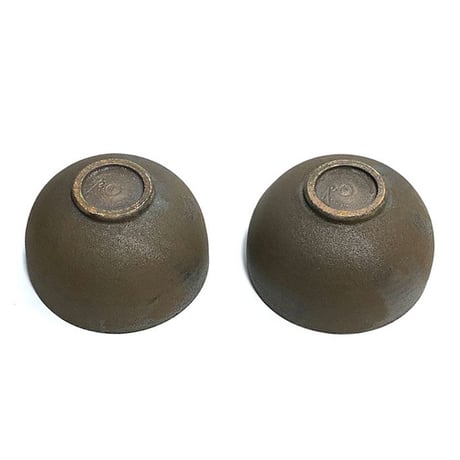 【USED】UNKNOWN VINTAGE RUST GLAZE BOWL