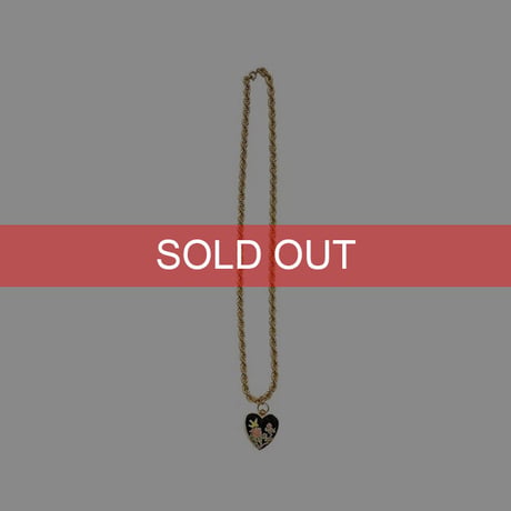 【BOOMBABA BOUTIQUE】Vintage bird and flower inside heart necklace