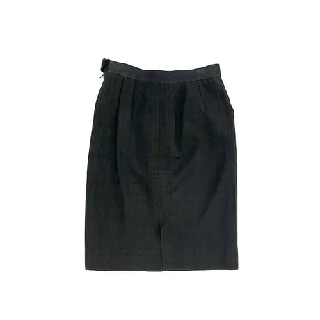【USED】80'S YVES SAINT LAURENT RIVE GAUCHE HIGH WAIST SKIRT