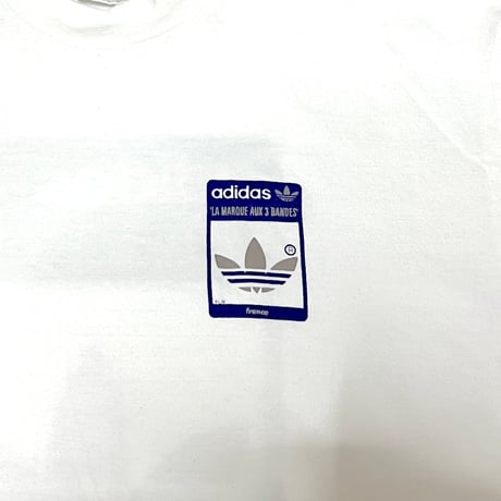 【USED】80's-90's adidas 'LA MARQUE AUX 3 BANDES' T-SHIRT