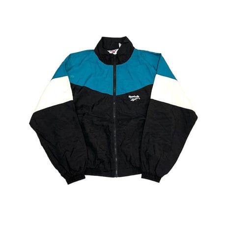 【USED】90'S REEBOK 3-COLORS NYLON TRACK JACKET