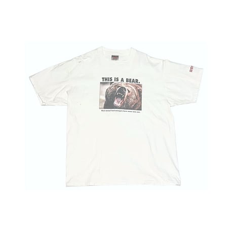 【USED】90'S THIS IS BEAR. T-SHIRT