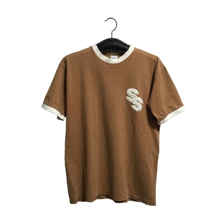 【USED】90'S STUSSY RINGER T-SHIRT MADE IN AUSTRALIA