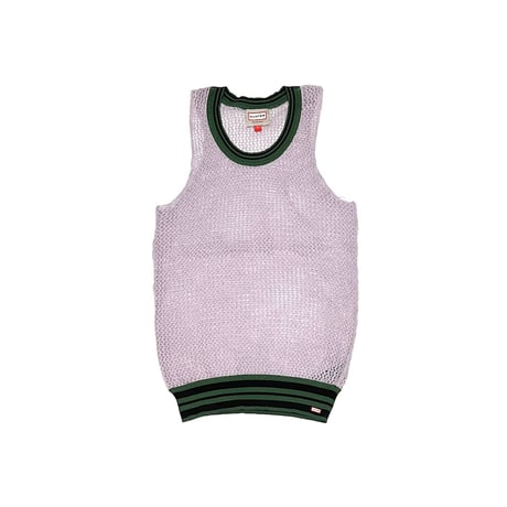 【USED】00's HUNTER MOHAIR KNIT LONG VEST