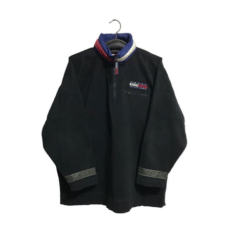 【USED】90'S TOMMY HILFOGER 2-WAY FLEECE PULLOVER